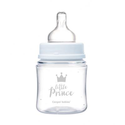 Canpol babies Royal Baby Easy Start Anti-Colic Bottle Little Prince 0m+ Babyflasche für Kinder 120 ml