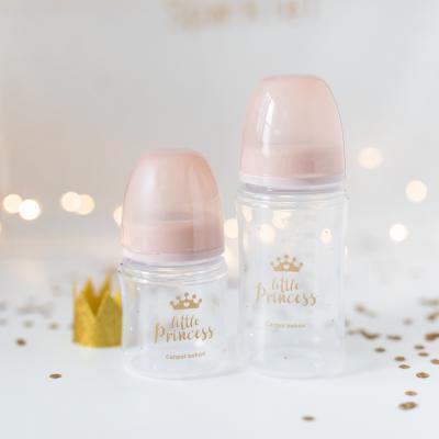 Canpol babies Royal Baby Easy Start Anti-Colic Bottle Little Princess 3m+ Babyflasche für Kinder 240 ml