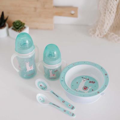 Canpol babies Exotic Animals Melamine Spoons 9m+ Turquoise Geschirr für Kinder 2 St.