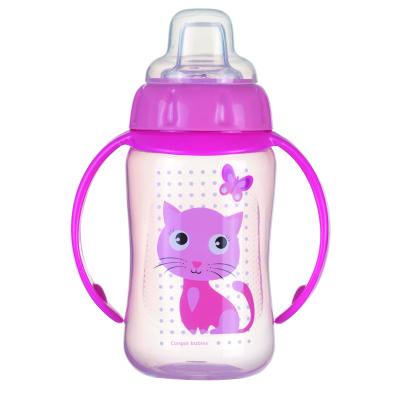 Canpol babies Cute Animals Training Cup Cat Trinkbecher für Kinder 320 ml