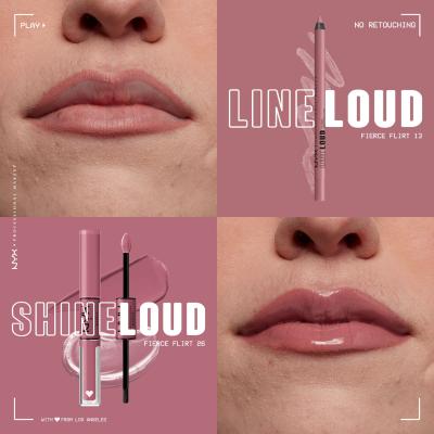 NYX Professional Makeup Line Loud Lippenkonturenstift für Frauen 1,2 g Farbton  13 Fierce Flirt