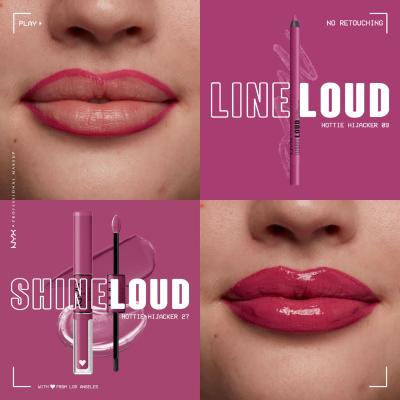 NYX Professional Makeup Line Loud Lippenkonturenstift für Frauen 1,2 g Farbton  09 Hottie Hijacker