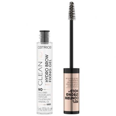 Catrice Clean ID Hydro Brow Fixing Gel Augenbrauengel und -pomade für Frauen 5 ml Farbton  010 Transparent