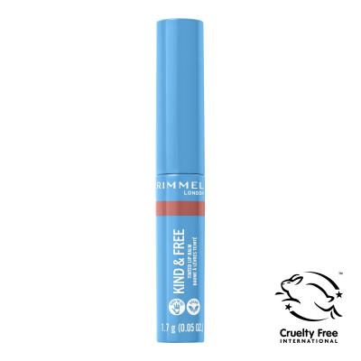 Rimmel London Kind &amp; Free Tinted Lip Balm Lippenbalsam für Frauen 4 g Farbton  002 Natural Apricot