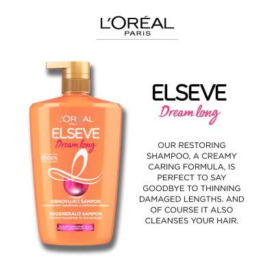 L&#039;Oréal Paris Elseve Dream Long Restoring Shampoo Shampoo für Frauen 1000 ml