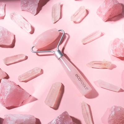 EcoTools Facial Roller Mini Rose Quartz Massageroller &amp; Stein für Frauen 1 St.