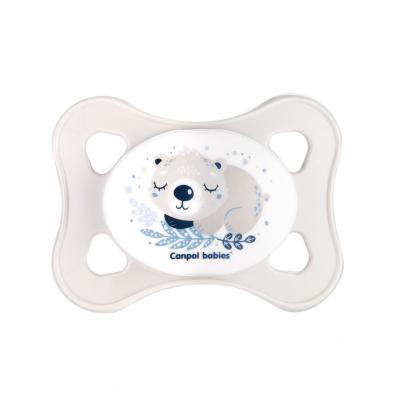 Canpol babies Sleepy Koala Mini Soother Grey 0-2m Schnuller für Kinder 2 St.