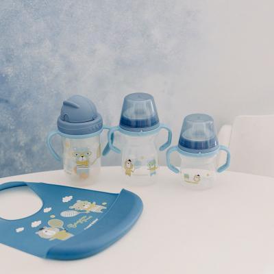 Canpol babies Bonjour Paris First Cup Blue 6m+ Trinkbecher für Kinder 150 ml