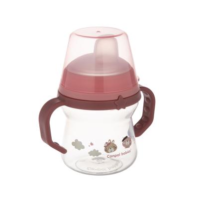 Canpol babies Bonjour Paris First Cup Pink 6m+ Trinkbecher für Kinder 150 ml