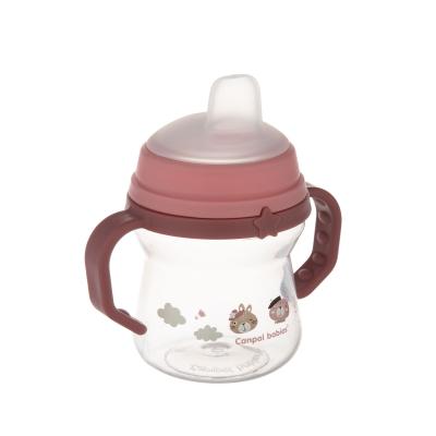 Canpol babies Bonjour Paris First Cup Pink 6m+ Trinkbecher für Kinder 150 ml