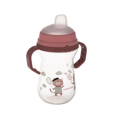 Canpol babies Bonjour Paris First Cup Pink 6m+ Trinkbecher für Kinder 250 ml