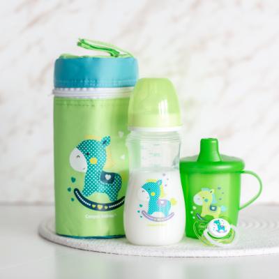 Canpol babies Toys Non-Spill Cup Green 9m+ Trinkbecher für Kinder 250 ml