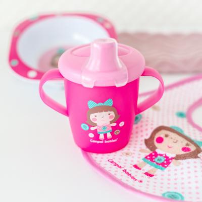 Canpol babies Toys Non-Spill Cup Pink 9m+ Trinkbecher für Kinder 250 ml