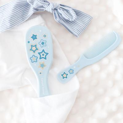 Canpol babies Newborn Baby Baby Brush With Comb Stars Haarkamm für Kinder Set