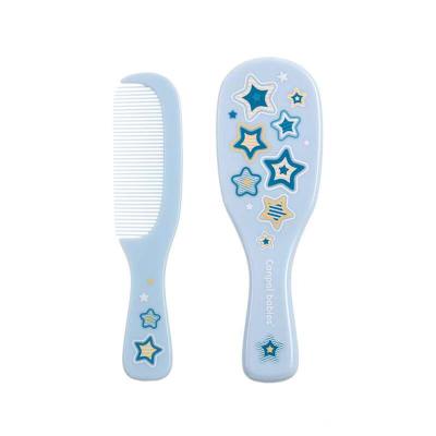 Canpol babies Newborn Baby Baby Brush With Comb Stars Haarkamm für Kinder Set