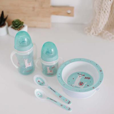 Canpol babies Exotic Animals Melamine Bowl With Suction Ring Turquoise Geschirr für Kinder 270 ml