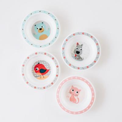 Canpol babies Cute Animals Dinner Set Cat Geschirr für Kinder Set