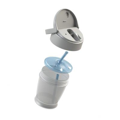 LOVI Salt&amp;Pepper Cup With Straw Trinkbecher für Kinder 350 ml