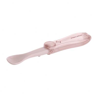 Canpol babies Travel Spoon Foldable Pink Geschirr für Kinder 1 St.