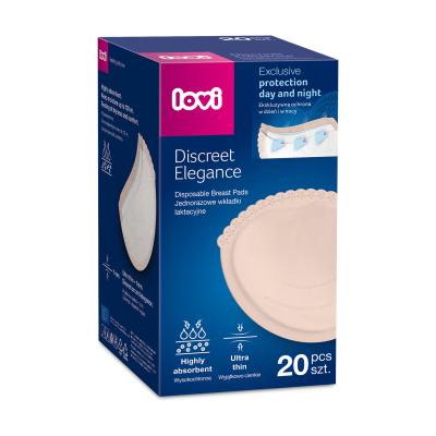 LOVI Discreet Elegance Disposable Breast Pads Beige Stilleinlagen für Frauen Set