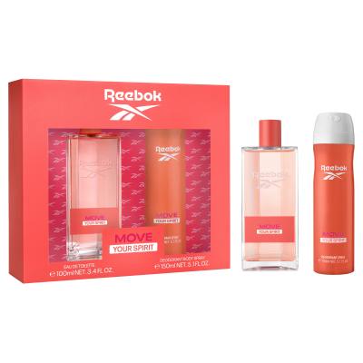 Reebok Move Your Spirit Geschenkset Eau de Toilette 100 ml + Deodorant 150 ml