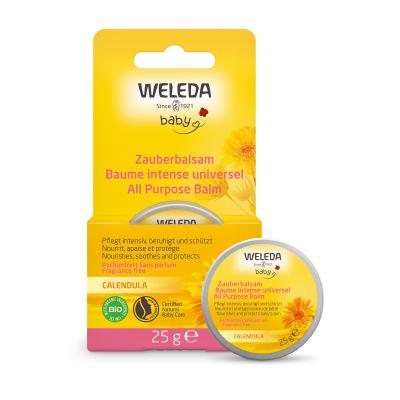 Weleda Baby Calendula All-in-One Balm Körperbalsam für Kinder 25 g