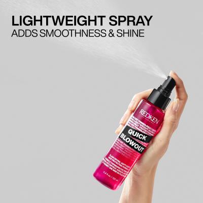 Redken Quick Blowout Lightweight Blow Dry Primer Spray Hitzeschutz für Frauen 125 ml