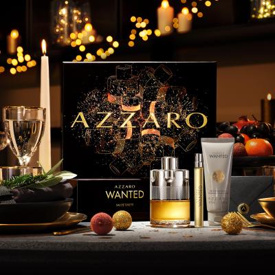 Azzaro Wanted Geschenkset Eau de Toilette 100 ml + Duschgel 75 ml + Eau de Toilette 10 ml