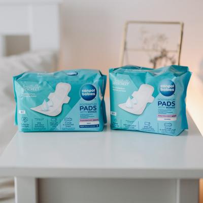 Canpol babies Breathable &amp; Discreet Night Postpartum Pads With Wings Wochenbett-Binden für Frauen 8 St.