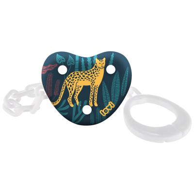 LOVI Jungle Vibes Soother Holder Schnullerclip für Kinder 1 St.