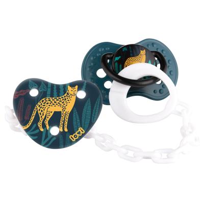 LOVI Jungle Vibes Soother Holder Schnullerclip für Kinder 1 St.