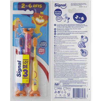 Signal Kids Ultra Soft Zahnbürste für Kinder Set