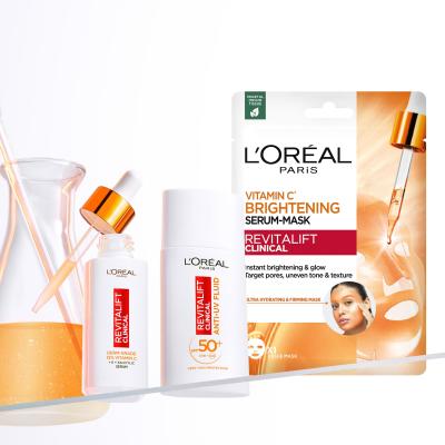 L&#039;Oréal Paris Revitalift Clinical Vitamin C Brightening Serum-Mask Gesichtsmaske 26 g