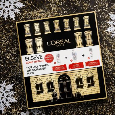 L&#039;Oréal Paris Elseve Bond Repair Geschenkset Elseve Bond Repair Shampoo 200 ml + Elseve Bond Repair Pre-Shampoo 200 ml + Elseve Bond Repair Conditioner 150 ml