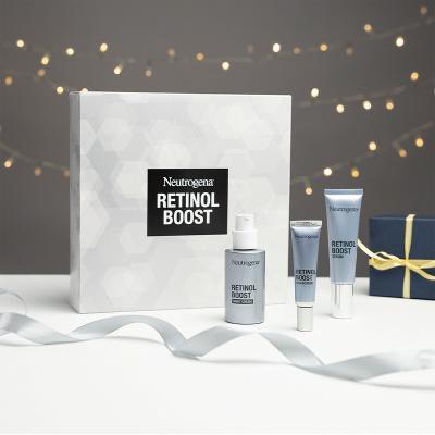 Neutrogena Retinol Boost Geschenkset Nachtcreme Retinol Boost Night Cream 50 ml + Gesichtsserum Retinol Boost Serum 30 ml + Augencreme Retinol Boost Eye Cream 15 ml