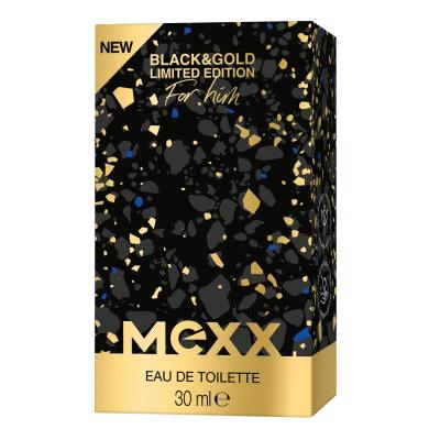 Mexx Black &amp; Gold Limited Edition Eau de Toilette für Herren 30 ml
