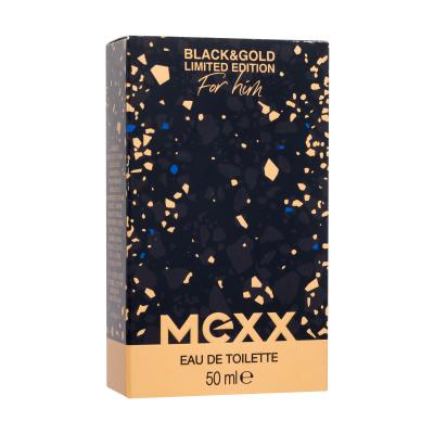 Mexx Black &amp; Gold Limited Edition Eau de Toilette für Herren 50 ml