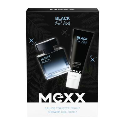 Mexx Black Man Geschenkset Eau de Toilette 30 ml + Duschgel 50 ml