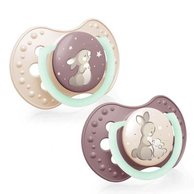 LOVI Night &amp; Day Dynamic Soother Girl 0-3m Schnuller für Kinder 2 St.