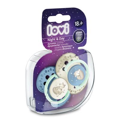 LOVI Night &amp; Day Dynamic Soother Boy 18m+ Schnuller für Kinder 2 St.