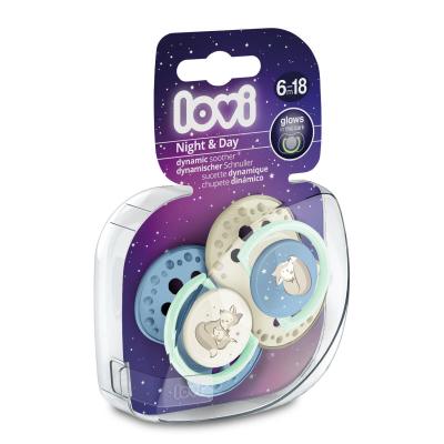 LOVI Night &amp; Day Dynamic Soother Boy 6-18m Schnuller für Kinder 2 St.