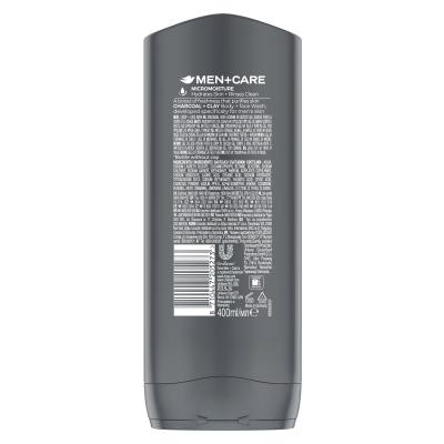 Dove Men + Care Charcoal + Clay Duschgel für Herren 400 ml