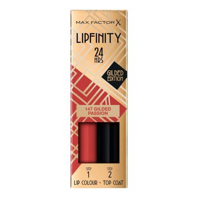 Max Factor Lipfinity 24HRS Lip Colour Lippenstift für Frauen 4,2 g Farbton  147 Gilded Passion