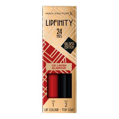 Max Factor Lipfinity 24HRS Lip Colour Lippenstift für Frauen 4,2 g Farbton  135 Levish Glamour