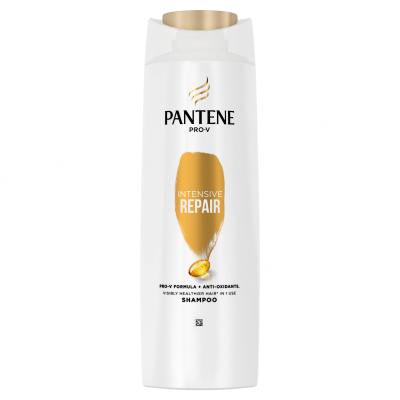 Pantene PRO-V Your Golden Me Time Kit Geschenkset Shampoo Intensive Repair 250 ml + Conditioner Intensive Repair 200 ml + Haaröl Keratin Protect Oil 100 ml + Intensive Haarpflege Serum Shots Intensive Repair 3x15 ml + Kosmetiktasche