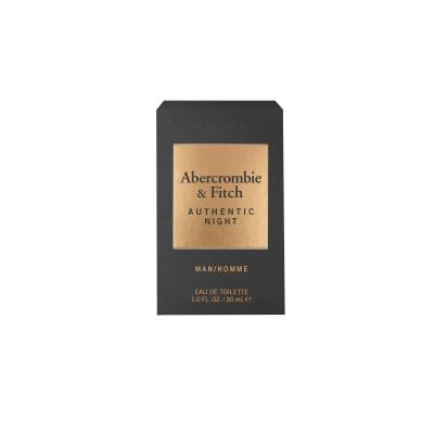 Abercrombie &amp; Fitch Authentic Night Eau de Toilette für Herren 30 ml