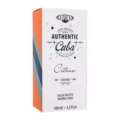 Cuba Authentic Citrus Eau de Toilette für Herren 100 ml