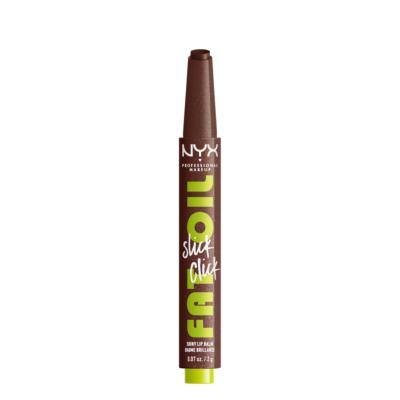 NYX Professional Makeup Fat Oil Slick Click Lippenbalsam für Frauen 2 g Farbton  12 Trending Topic