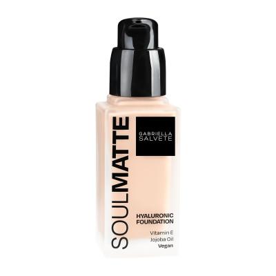 Gabriella Salvete Soulmatte Hyaluronic Foundation Foundation für Frauen 30 ml Farbton  02C Ivory Cold