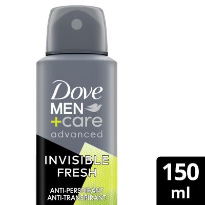 Dove Men + Care Advanced Invisible Fresh 72H Antiperspirant für Herren 150 ml